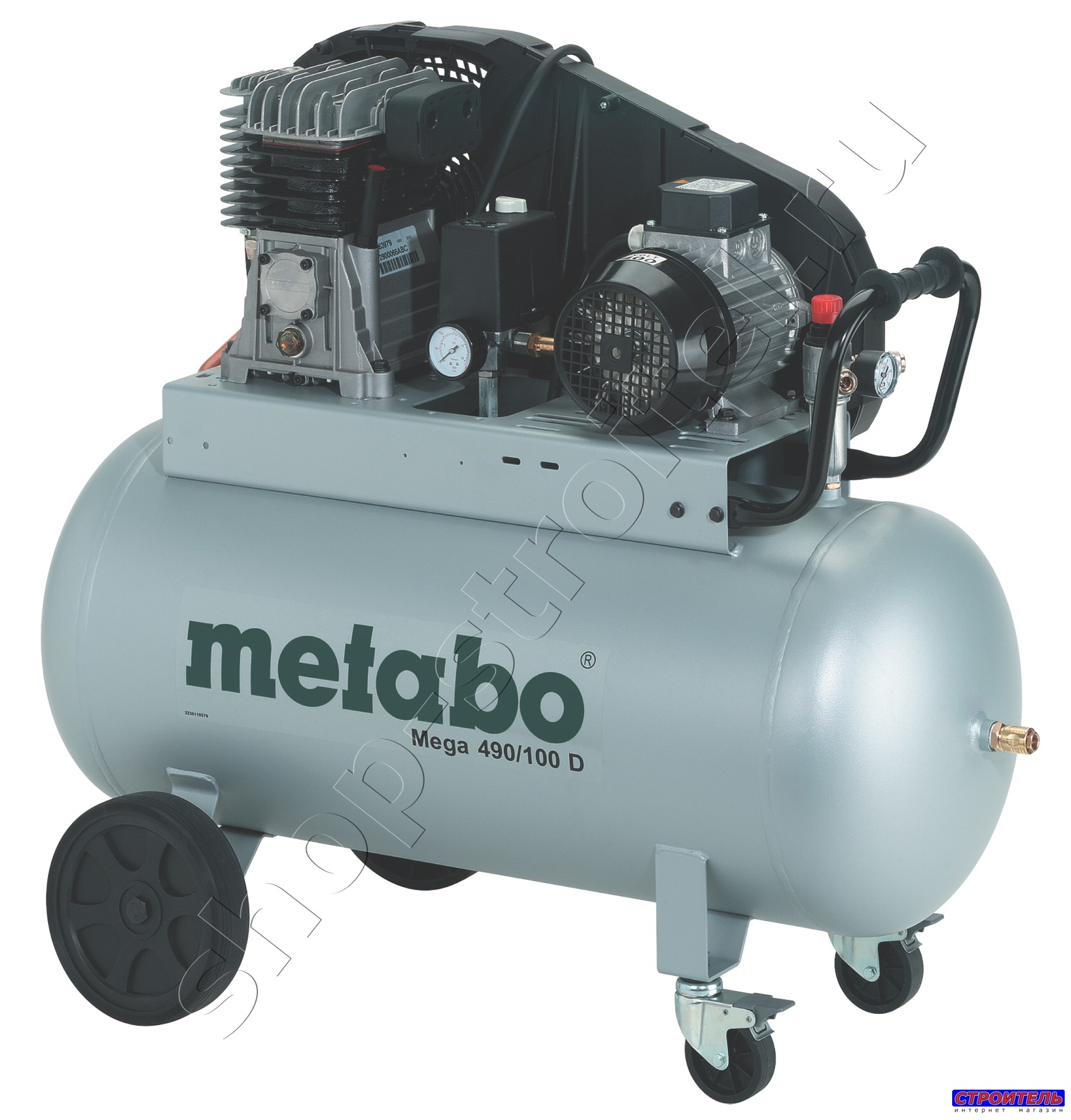 Увеличенная фотография Компрессор Metabo MEGA 490/100D